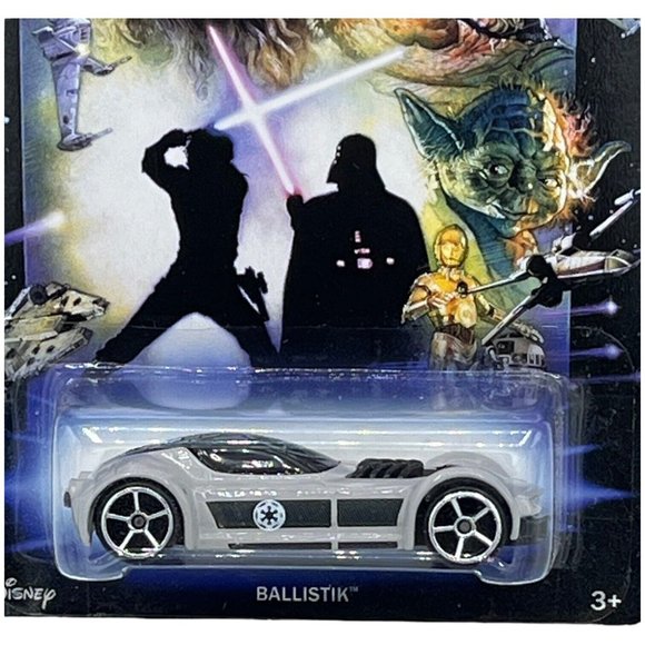 HOT WHEELS Star Wars Movie Series BALLISTIK Matte Gray Chrome OH5's Chewy Jabba - Picture 2 of 10